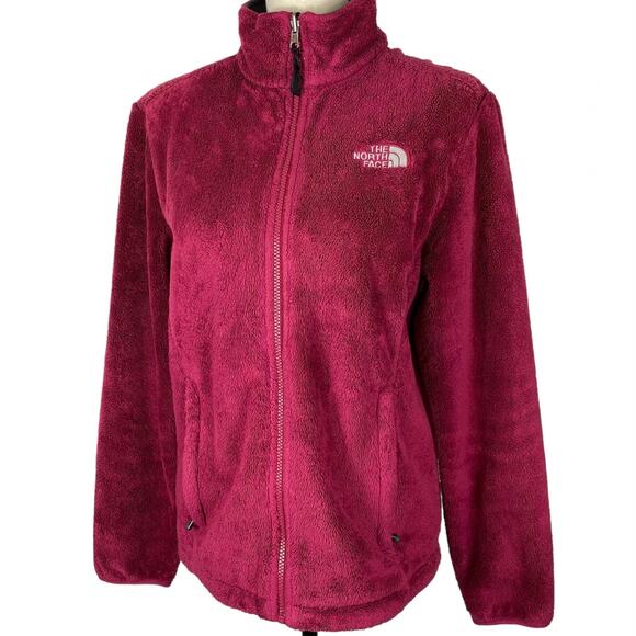 The NORTH FACE OSITO Fleece Jacket Wild Aster Purple Thermal Fuzzy Full Zip - Picture 2 of 15